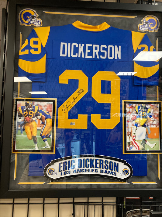 Eric Dickerson  Signed Jersey FSJ