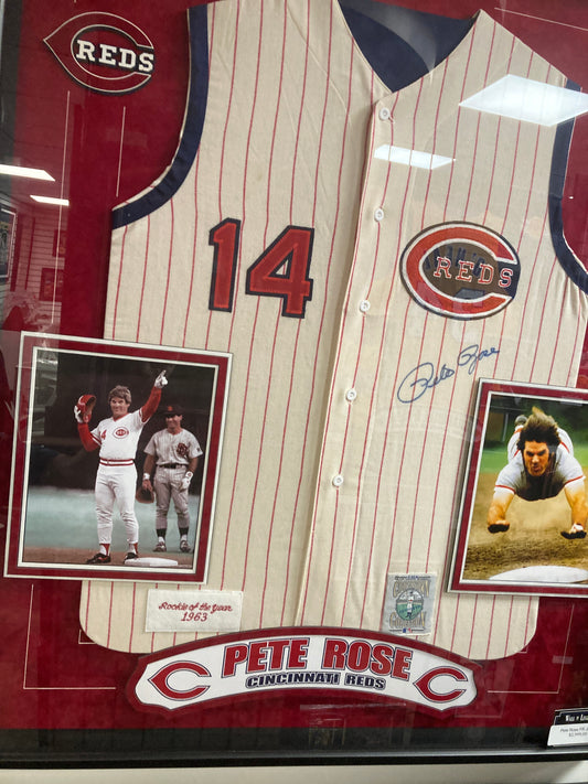 Pete Rose  Signed Jersey FSJ