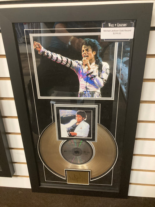 Michael Jackson Gold Record FAC