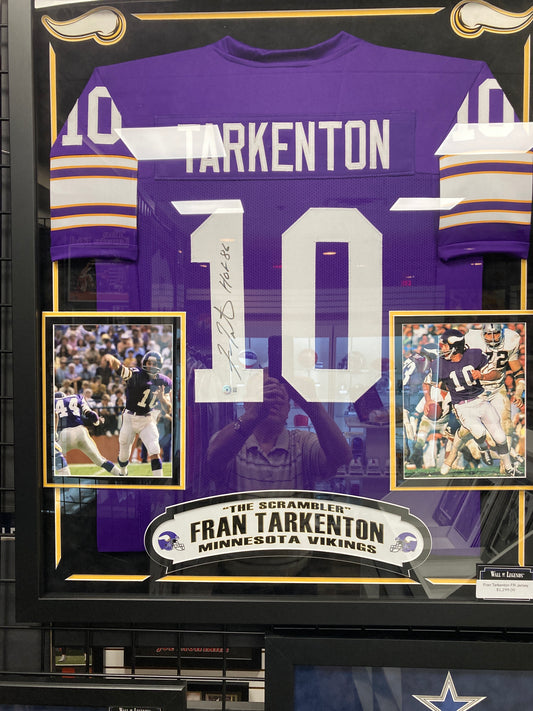 Fran Tarkenton  Signed Jersey FSJ