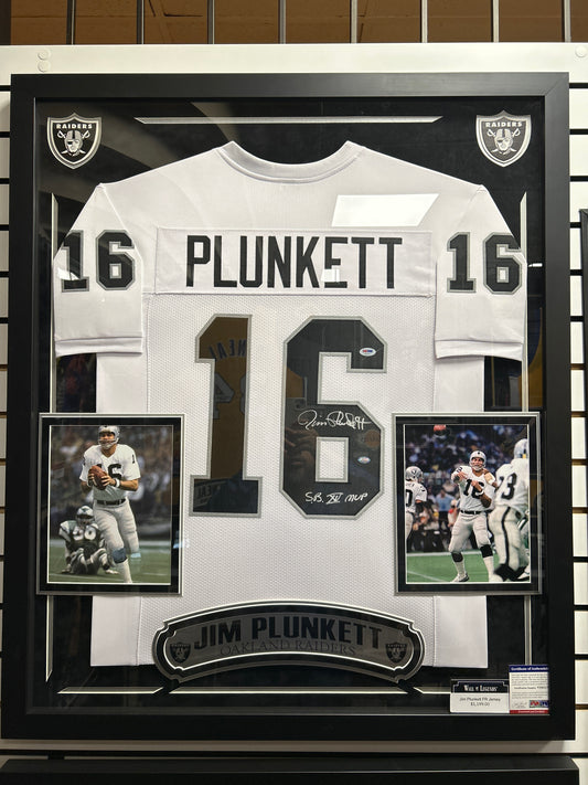 Jim Plunkett  Signed Jersey FSJ