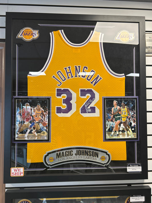 Magic Johnson  Signed Jersey FSJ