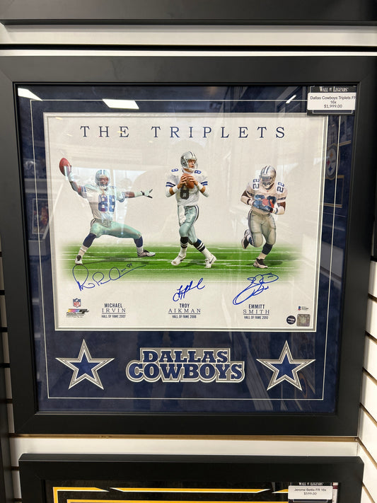 Dallas Cowboys Triplets FSP 16x