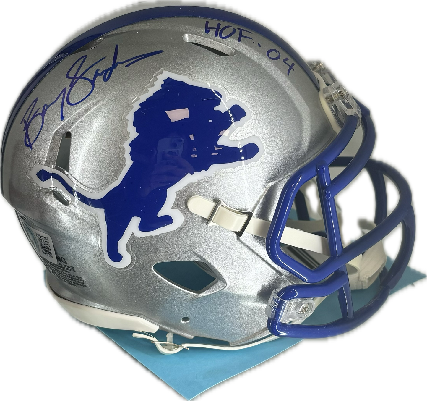 Barry Sanders Mini Helmet (SI)