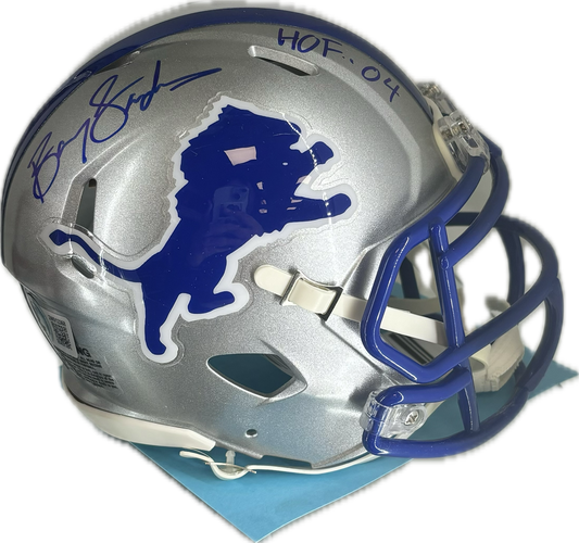 Barry Sanders Mini Helmet (SI)