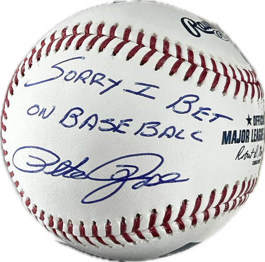 Pete Rose APOLOGY Baseball