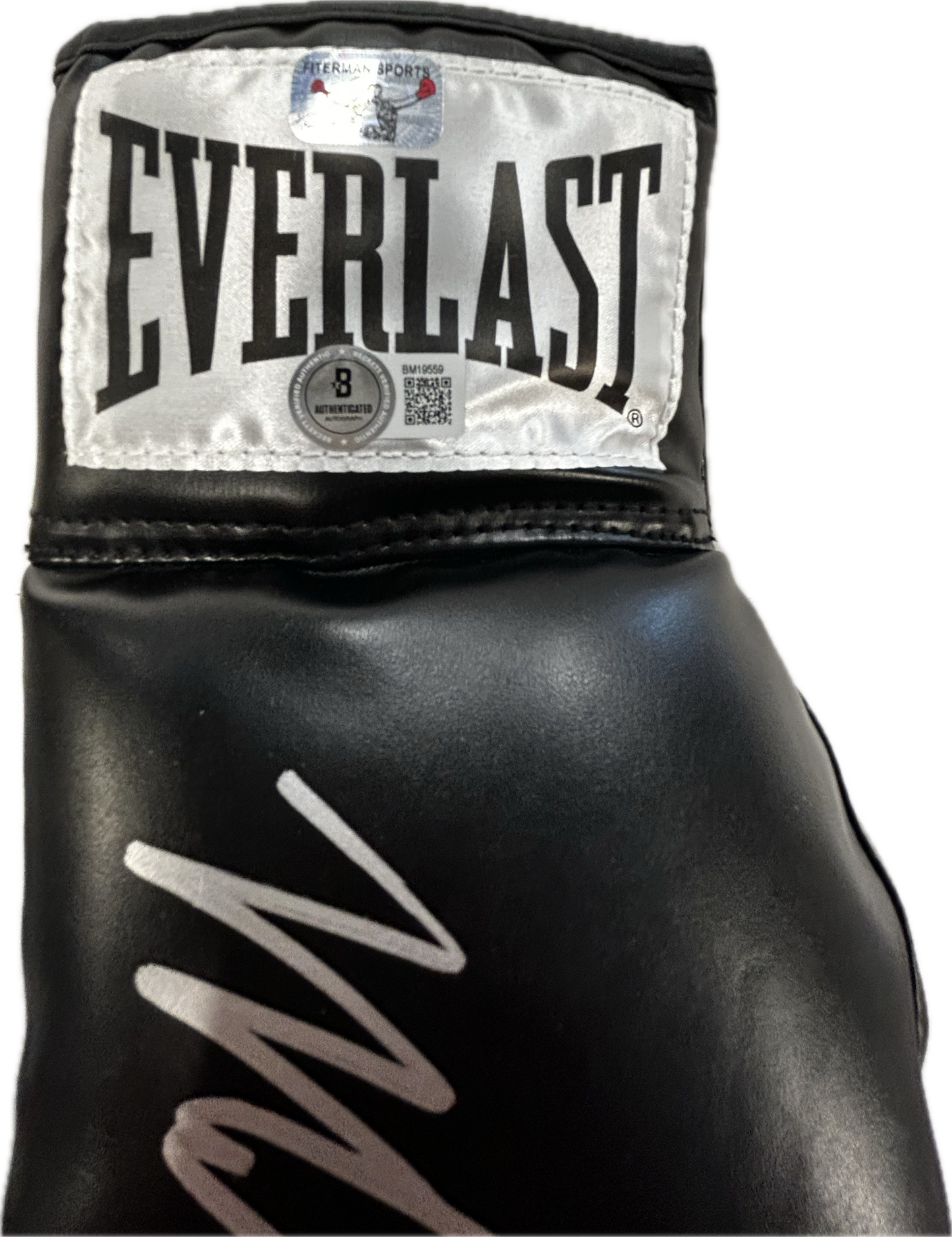 Mike Tyson Autographed Right Handed Black Everlast Boxing Glove Beckett COA (SI)