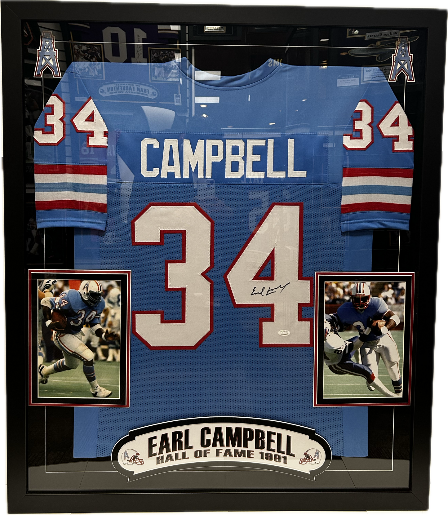 Earl Campbell  Signed Jersey FSJ