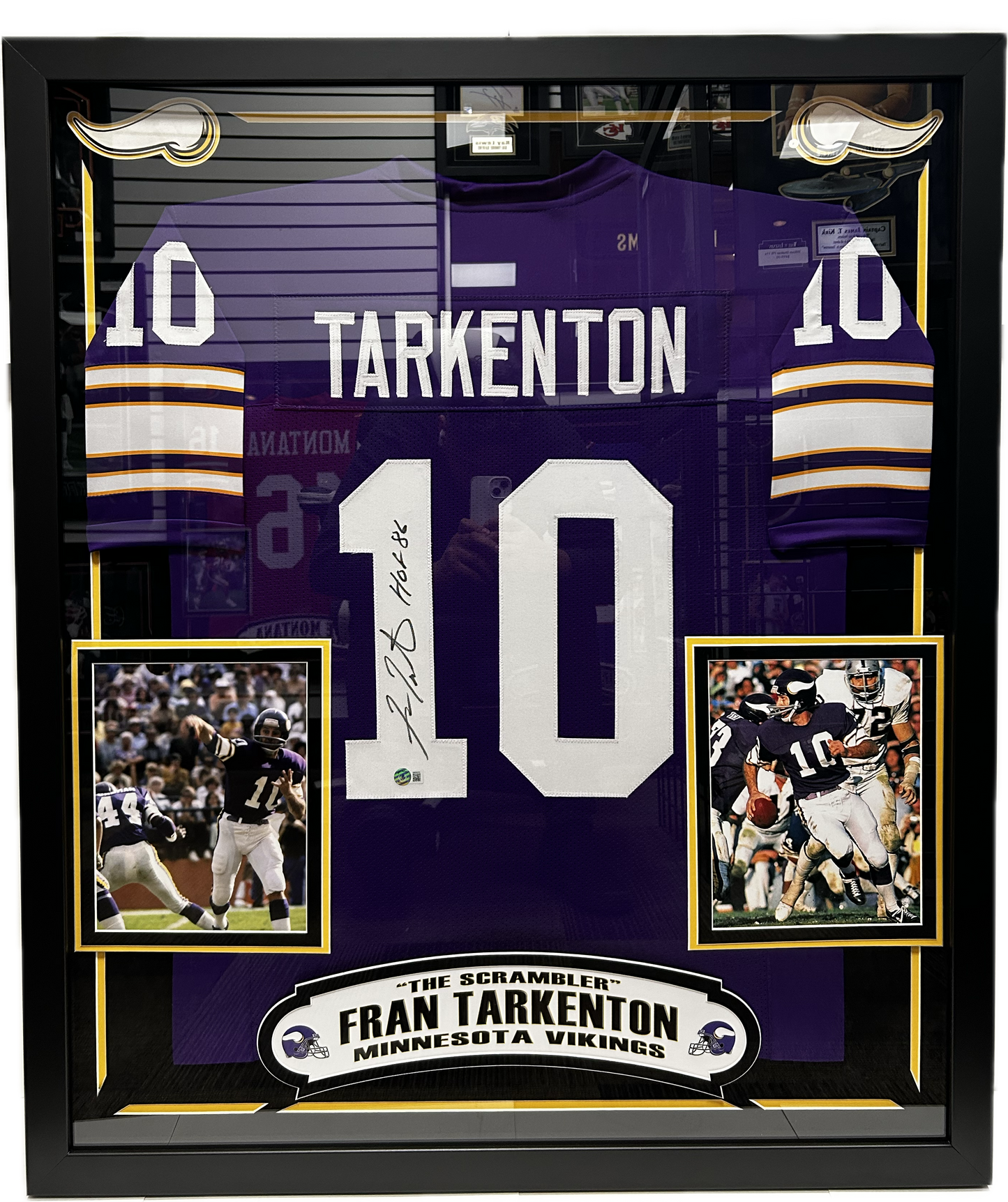 Fran Tarkenton  Signed Jersey (FSJ)