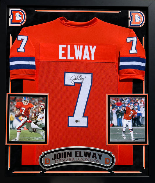 John Elway  Signed Jersey FSJ